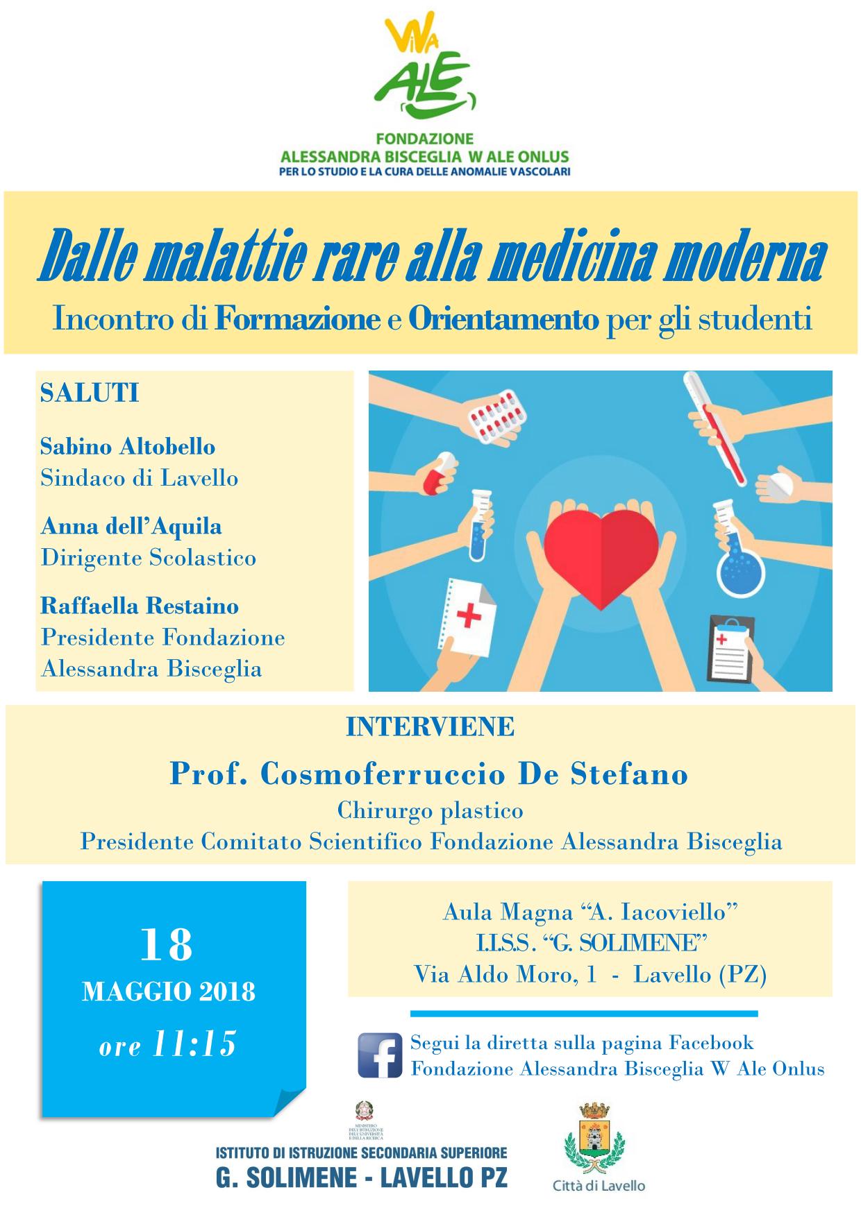 Locandina Formazione Orientamento Studenti Solimene 18 05 2018 01