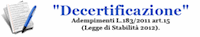 DECERTIFICAZIONE