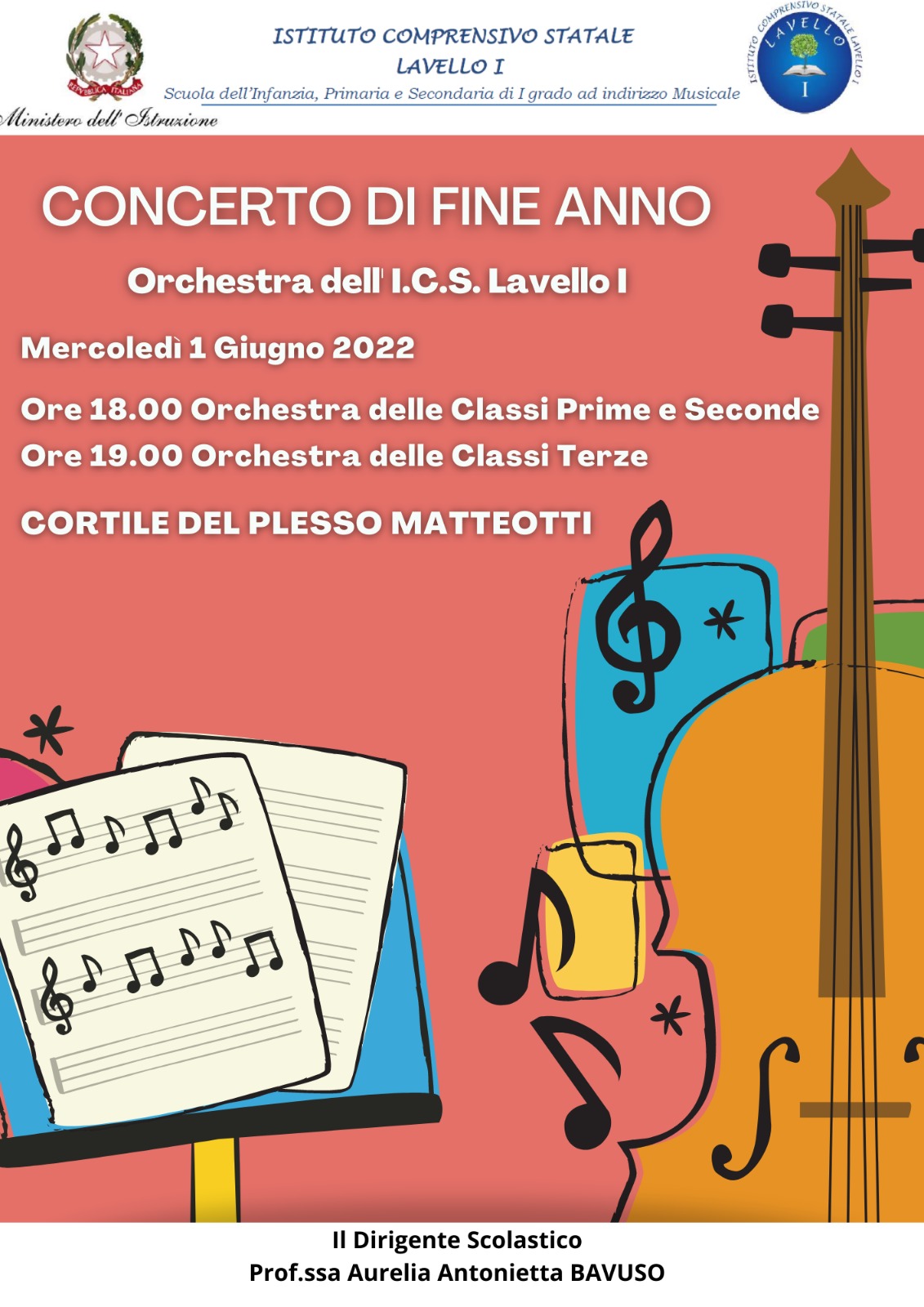 Locandina concerto 2022